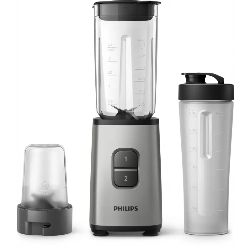 Philips Daily Collection HR2604/80 blender 1 L Mikser stołowy 350 W Czarny, Stal nierdzewna