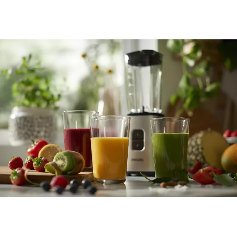 Philips Daily Collection HR2604/80 blender 1 L Mikser stołowy 350 W Czarny, Stal nierdzewna