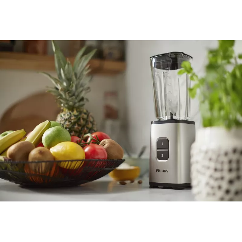 Philips Daily Collection HR2604/80 blender 1 L Mikser stołowy 350 W Czarny, Stal nierdzewna