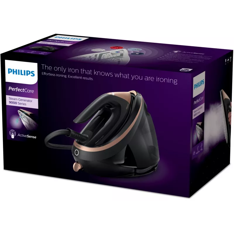 Philips PSG9040/80 stacja parowa 3100 W 1,8 L stopa SteamGlide Elite Czarny