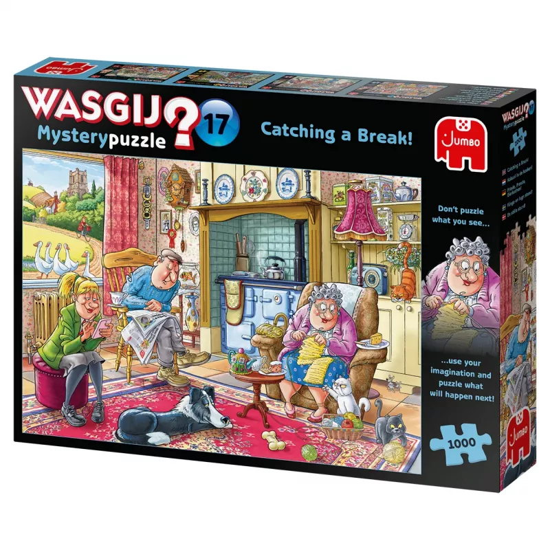 Wasgij Mystery 17 1000 elementów Puzzle Komiksowe Jumbo