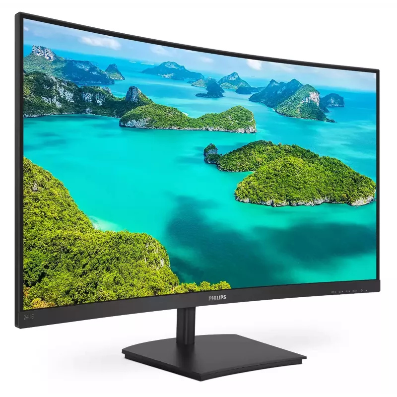Philips E Line 241E1SCA/00 monitor komputerowy 59,9 cm (23,6 cala) 1920 x 1080 pikseli Full HD LCD Czarny
