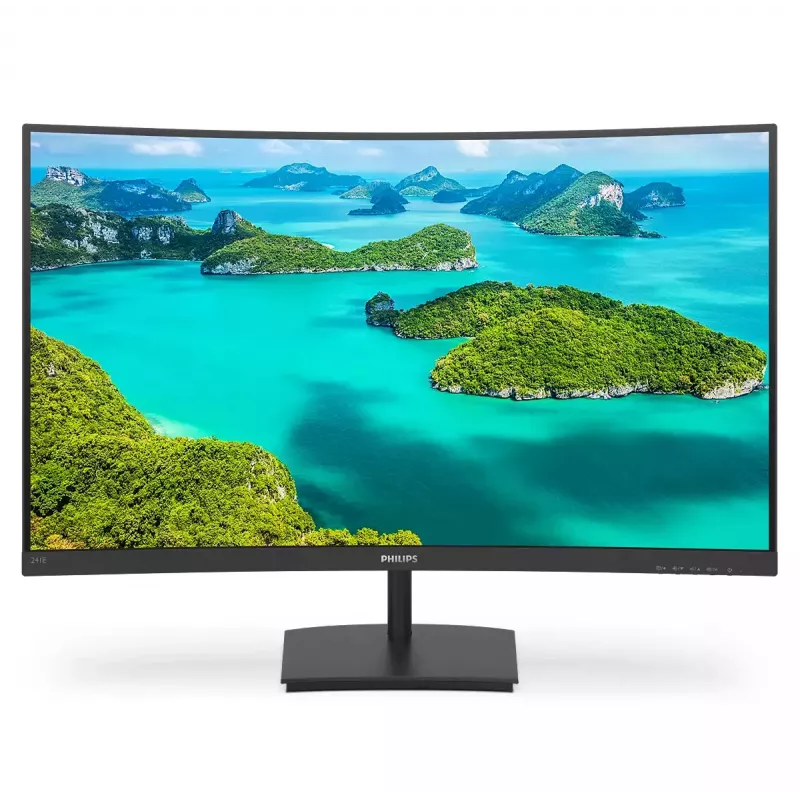 Philips E Line 241E1SCA/00 monitor komputerowy 59,9 cm (23,6 cala) 1920 x 1080 pikseli Full HD LCD Czarny
