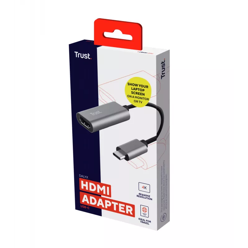 Trust Dalyx karta graficzna USB Szara