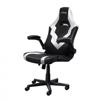 Uniwersalny fotel gamingowy Trust GXT 703W RIYE Czarno-biały 140 kg