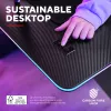 Stół Trust GXT 710 Luminus Pro Czarny Prostokątny ABS/PC 1200x600x740mm