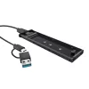 Obudowa SSD TRUST 25806 czarna dla M.2, pojedynczy napęd, do 4 TB, USB Type-C 10 Gbit/s (USB 3.2 Gen 2)