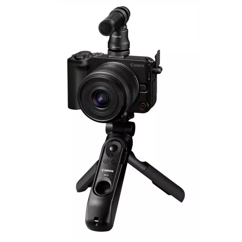 Canon EOS R50 V + RF-S 14-30mm F4-6.3 IS STM PZ Creator Kit MILC 24,2 MP CMOS 6000 x 4000 pikseli Czarny