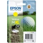 Epson Golf Ball Singlepack żółty 34XL Tusz DURABrite Ultra, wysoka wydajność (XL), żółty, tusz pigmentowy, 10,8 ml, 1 szt., 950 stron