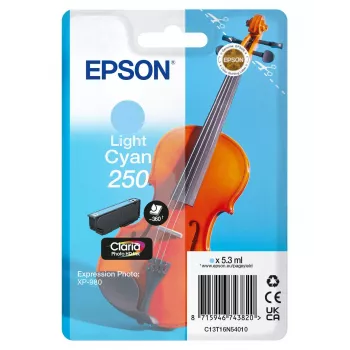 Wkład atramentowy Epson 250 Claria Photo HD Light cyjan oryginalny 5,3 ml pojedyncze opakowanie