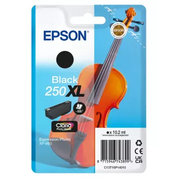 Epson 250XLViolin Claria Photo HD wysoka wydajność (XL) czarna oryginalna kaseta z tuszem, 1 szt., 10.2 ml