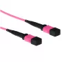 Kabel krosowy światłowodowy ACT 3 m wielomodowy 50/125 OM4 polaryzacja B ze złączami żeńskimi MTP