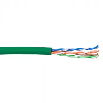 Patch kabel ACT CAT5E U/UTP Stranded zielony 100 m