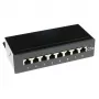 Powierzchniowa ekranowana 8-portowa skrzynka panelu krosowego CAT5E ACT FA5001, 173×44×109 mm