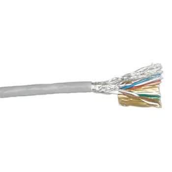 Kabel krosowy ACT CAT6 S/FTP PVC linka szary 305 m
