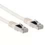 ACT Ivory 3 meter LSZH SFTP CAT6A patch kabel z wtykami RJ45