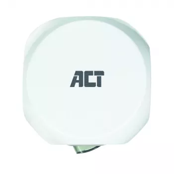 Listwa zasilająca ACT AC2430 — 3× gniazda AC typu F, 230 V, 16 A, kabel 1,5 m, biała