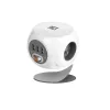 Listwa zasilająca ACT AC2430 — 3× gniazda AC typu F, 230 V, 16 A, kabel 1,5 m, biała