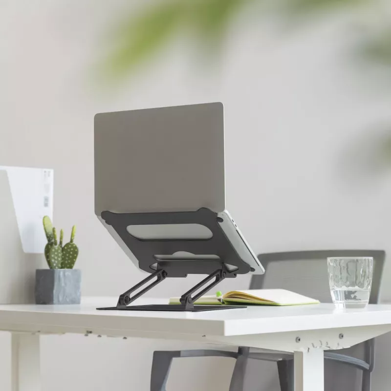 Podstawka pod laptop ACT AC8140 Aluminiowa Bezstopniowa regulacja wysokości Czarna