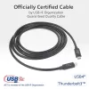 ACT USB4 20Gbps 240W USB Type-C kabel 2m Czarny z certyfikatem USB-IF