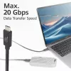 ACT USB4 20Gbps 240W USB Type-C kabel 2m Czarny z certyfikatem USB-IF