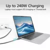 ACT USB4 20Gbps 240W USB Type-C kabel 2m Czarny z certyfikatem USB-IF