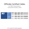ACT USB4 20Gbps 240W USB Type-C kabel 2m Czarny z certyfikatem USB-IF