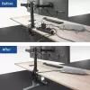 Under-desk kabel management tray ACT, clamp mount, 40 cm, steel, 5 kg capacity