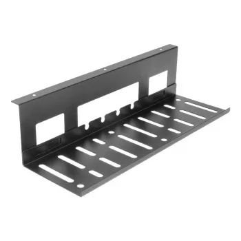 Taca do zarządzania kablami pod biurkiem ACT 40 cm stal, prosta, udźwig 3 kg (S400×G140×W100 mm)