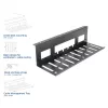 Taca do zarządzania kablami pod biurkiem ACT 40 cm stal, prosta, udźwig 3 kg (S400×G140×W100 mm)