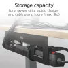 Taca do zarządzania kablami pod biurkiem ACT 40 cm stal, prosta, udźwig 3 kg (S400×G140×W100 mm)