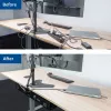 Taca do zarządzania kablami pod biurkiem ACT 80 cm — stalowa prosta pozioma taca 800×140×100 mm