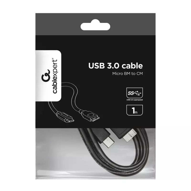 Kabel USB Gembird CCP-USB3-MBMCM-1M