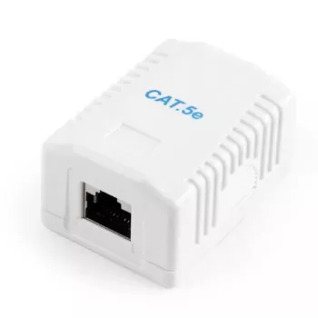 Zasilacz PoE Gembird NCAC-1F5E-01 do kabli Cat5e, biały