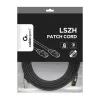 Kabel sieciowy Gembird PP8-LSZHCU-BK-5M RJ-45 Cat8 5m Czarny