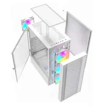 Obudowa komputerowa Fornax 4000 ARGB, ATX, biała