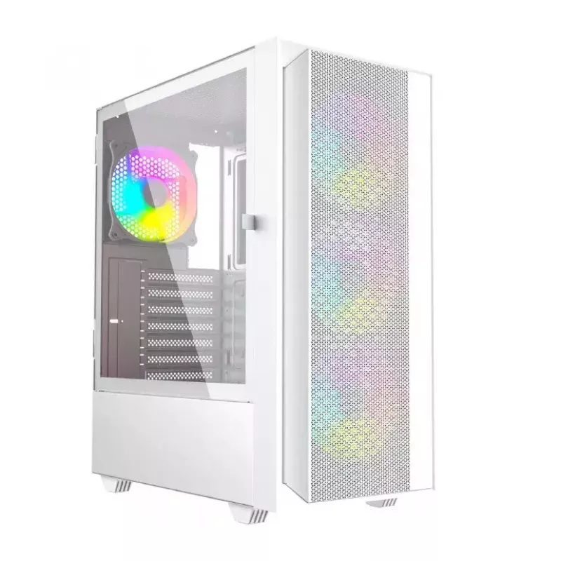 Obudowa komputerowa Fornax 4000 ARGB, ATX, biała