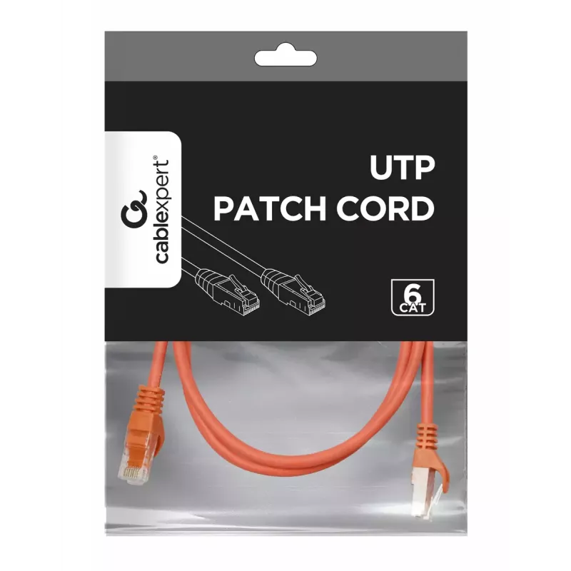 Kabel sieciowy Gembird PP6U-1.5M/R RJ-45 Cat6 1.5m Czerwony