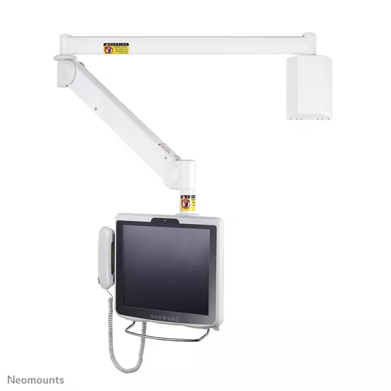 Neomounts FPMA-HAW100HC Medyczny uchwyt ścienny do monitora 10-32 cale - wys. 0-170 cm - sprężyna gazowa