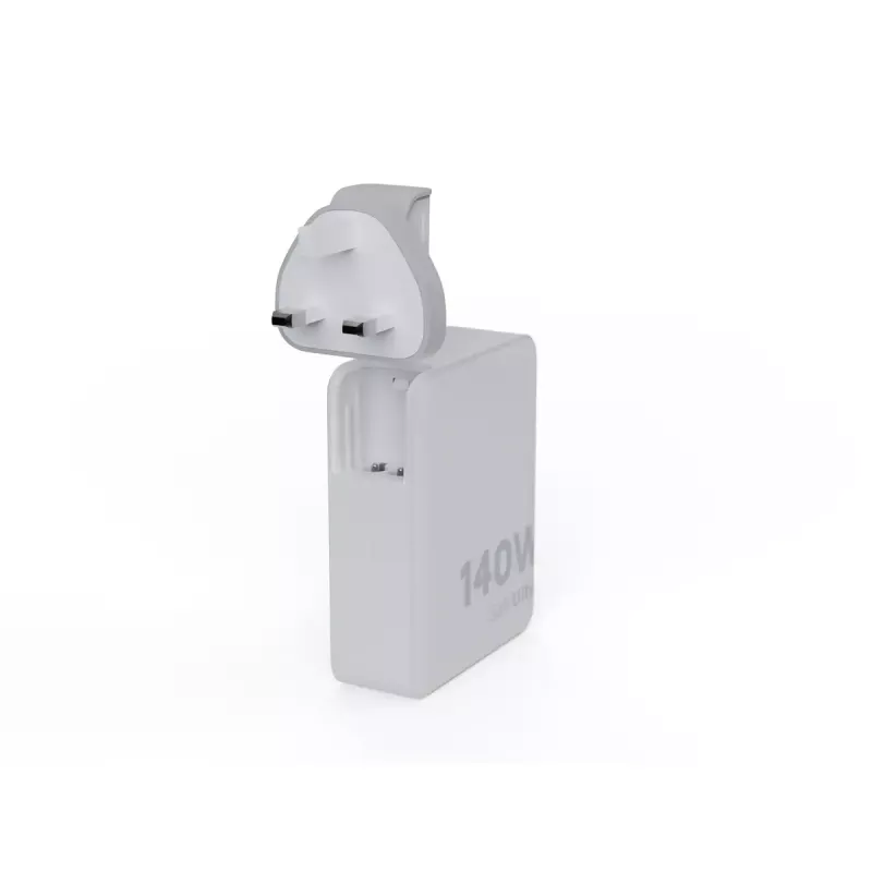 Przenośna ładowarka podróżna GaN 140W Xtorm XVC2140 z 3 portami USB-C PD i kablem USB-C 2 m, biała