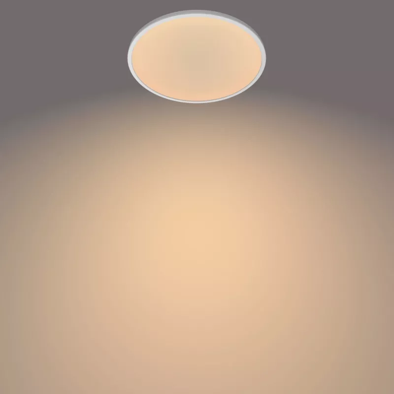 Philips Functional Super cienki Lampka Sufitowa 15 W, LED, Niewymienne żarówki, 2700 K, 1300 lm, IP20, Biała