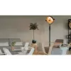Halogenowy grzejnik elektryczny SUNRED Retro, 2100/900 W, do użytku wewnętrznego na podłodze, ogrzewa do 17 m², czarno-brązowy