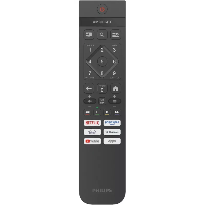 TV Philips 55PUS8450 55 cali (139,7 cm) QLED 4K Ultra HD Smart TV, Titan OS, Wi‑Fi, czarny
