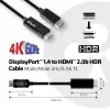 CLUB3D DisplayPort 1.4 do HDMI 2.0b HDR Kabel Męski/Męski 2m