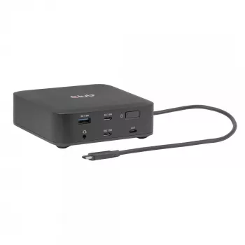 Stacja dokująca USB-C Quad DisplayLink CLUB 3D CSV-2542 — 2× DisplayPort 8K60Hz, 2× HDMI 4K60Hz, PD 100W, Ethernet 2.5G