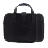 Torba na laptopa R-Go Viva, skóra licowa, z wbudowaną podstawką pod laptopa, paskiem na ramię, 15.6 cala, czarna