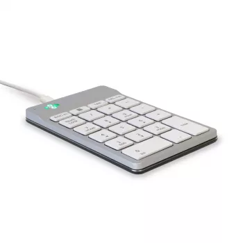 R-Go Tools Klawiatura numeryczna R-Go Numpad Break, ergonomiczna klawiatura numeryczna z oprogramowaniem break, przewodowa, biała