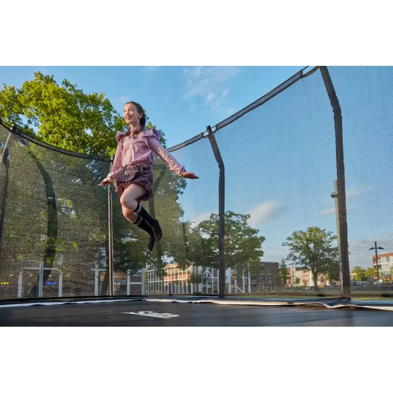Trampolina naziemna Salta Premium Czarny Edition prostokątna