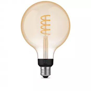 Inteligentna żarówka Philips G125 E27 Filament Globe, 7W, Bluetooth/Zigbee, 125×192mm