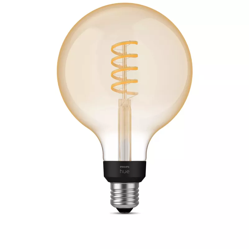 Inteligentna żarówka Philips G125 E27 Filament Globe, 7W, Bluetooth/Zigbee, 125×192mm